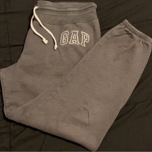 GAP Embroidered Bubble Letter Logo Sweatpants